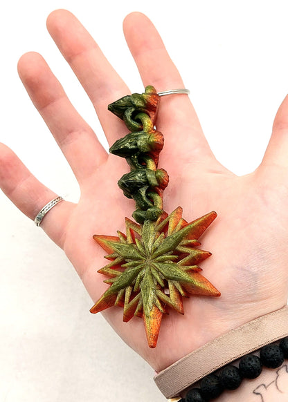 Articulating Dragon Tail Keychains