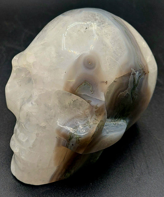 Botswana Agate Skull