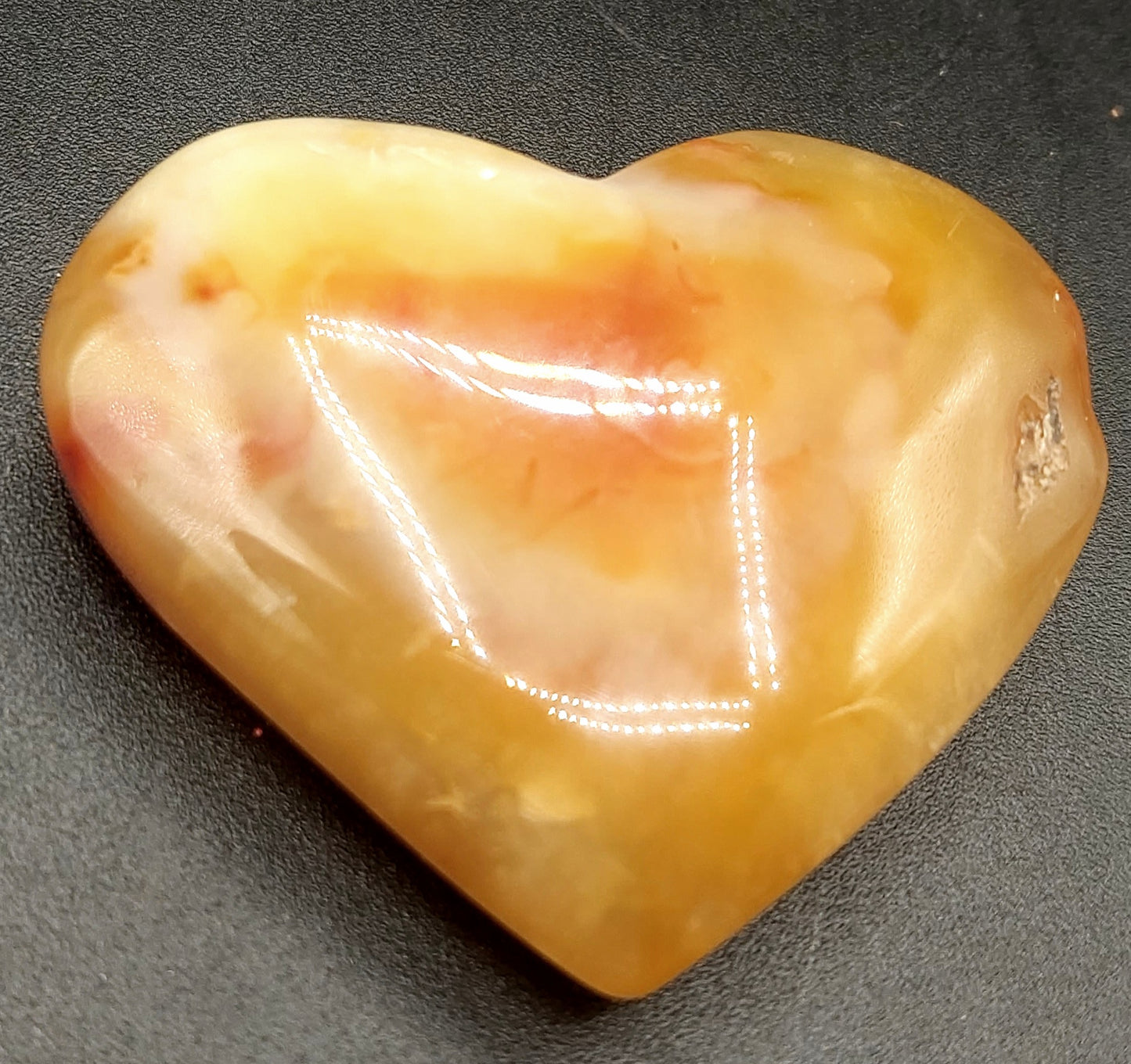 Heart Shaped Carved Stones