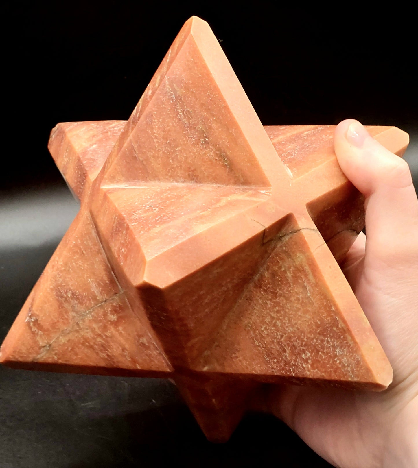 Red Jasper Merkabah Star