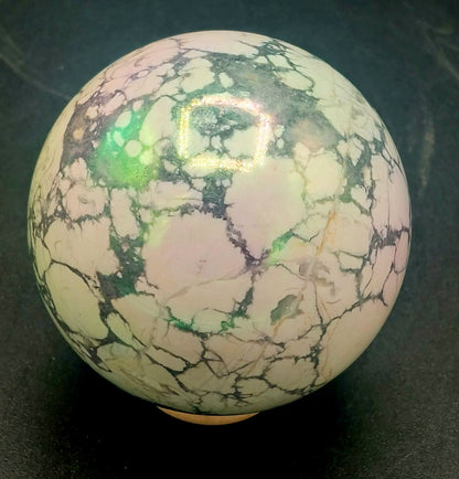 Aura Howlite Sphere