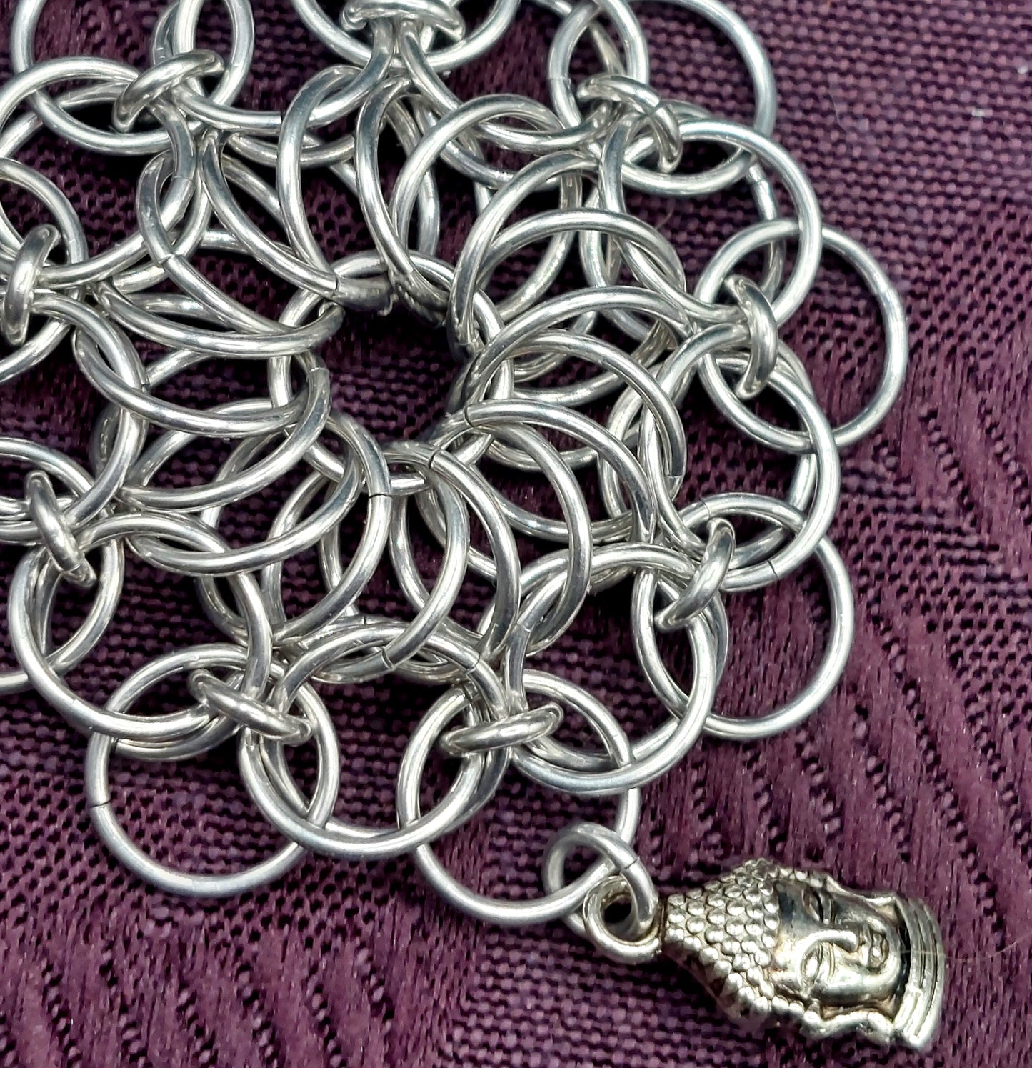 Flower/Dreamcatcher Chain Maille Ornaments - Locally Made