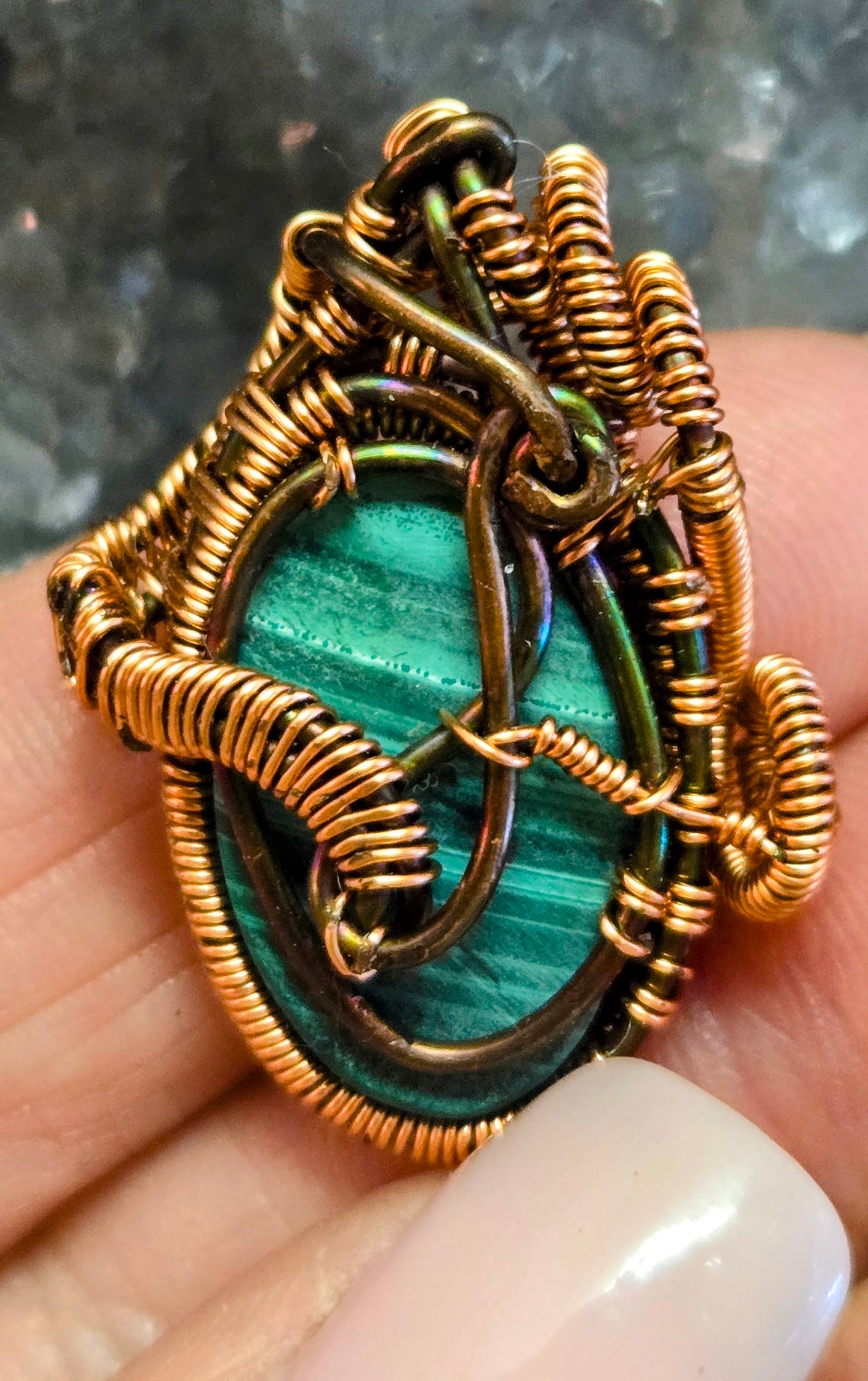 Witchy and Wonderful Wire-Wrapped Pendant