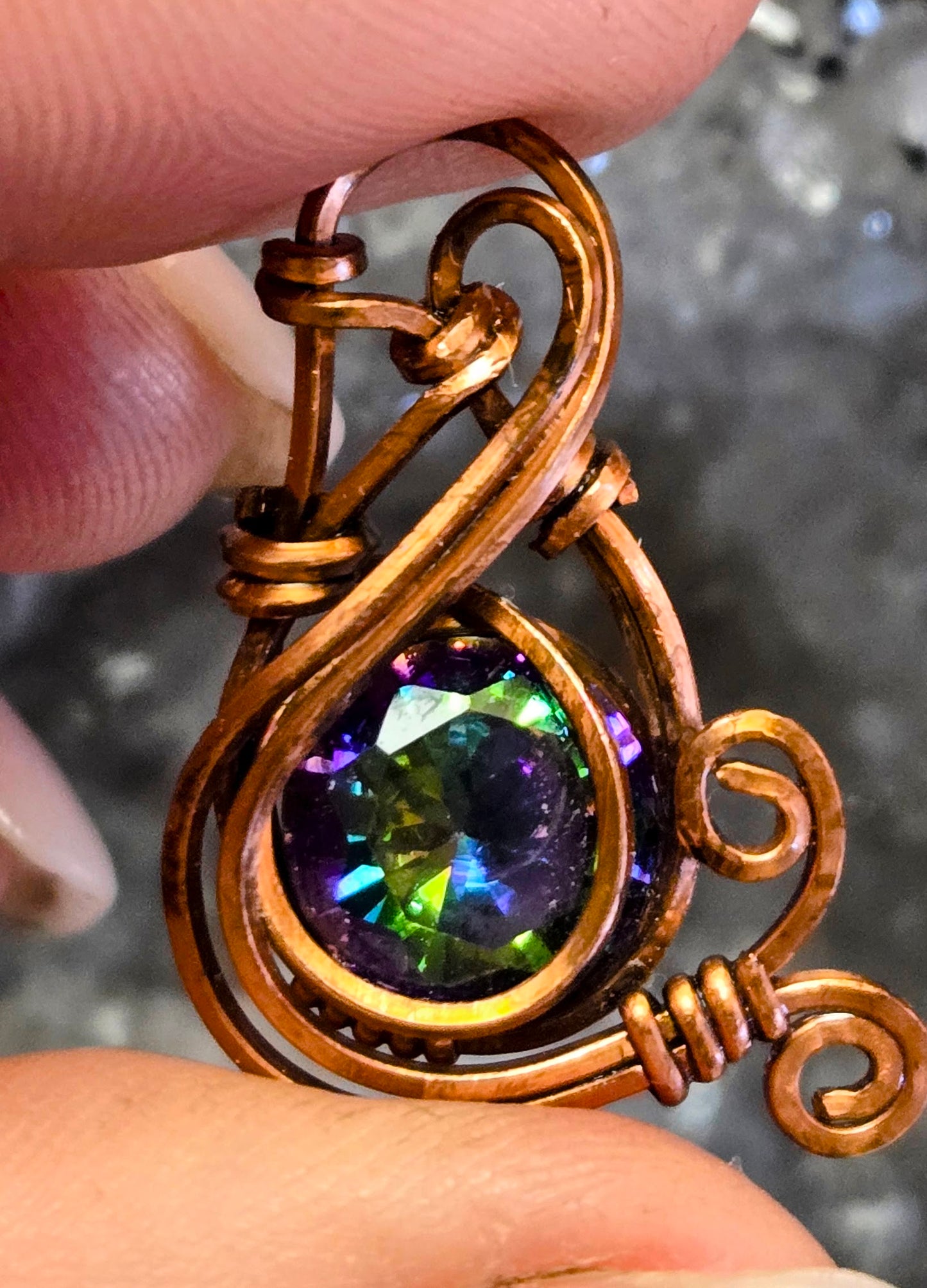 Witchy and Wonderful Wire-Wrapped Pendant