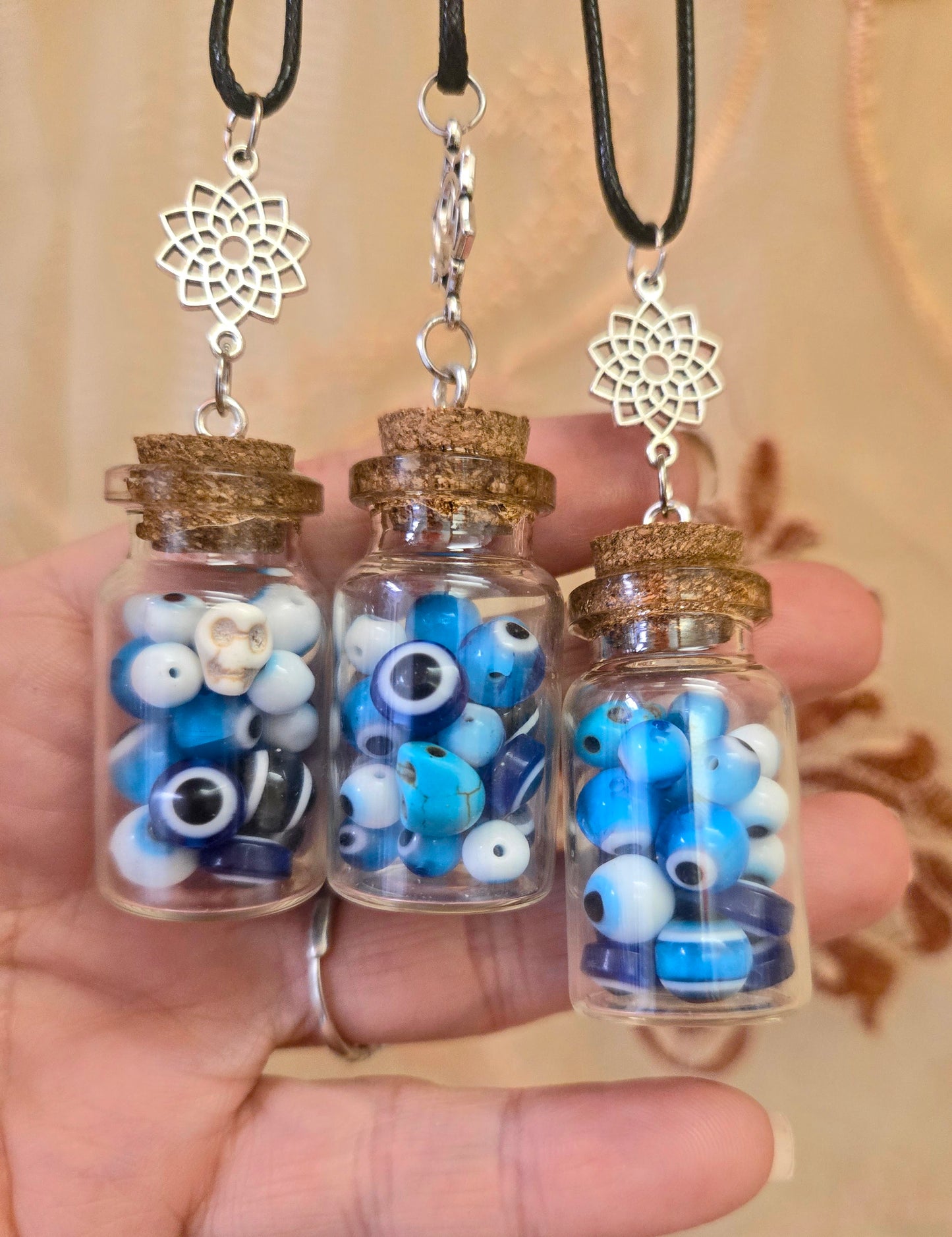 Evil Eye Jar Necklaces