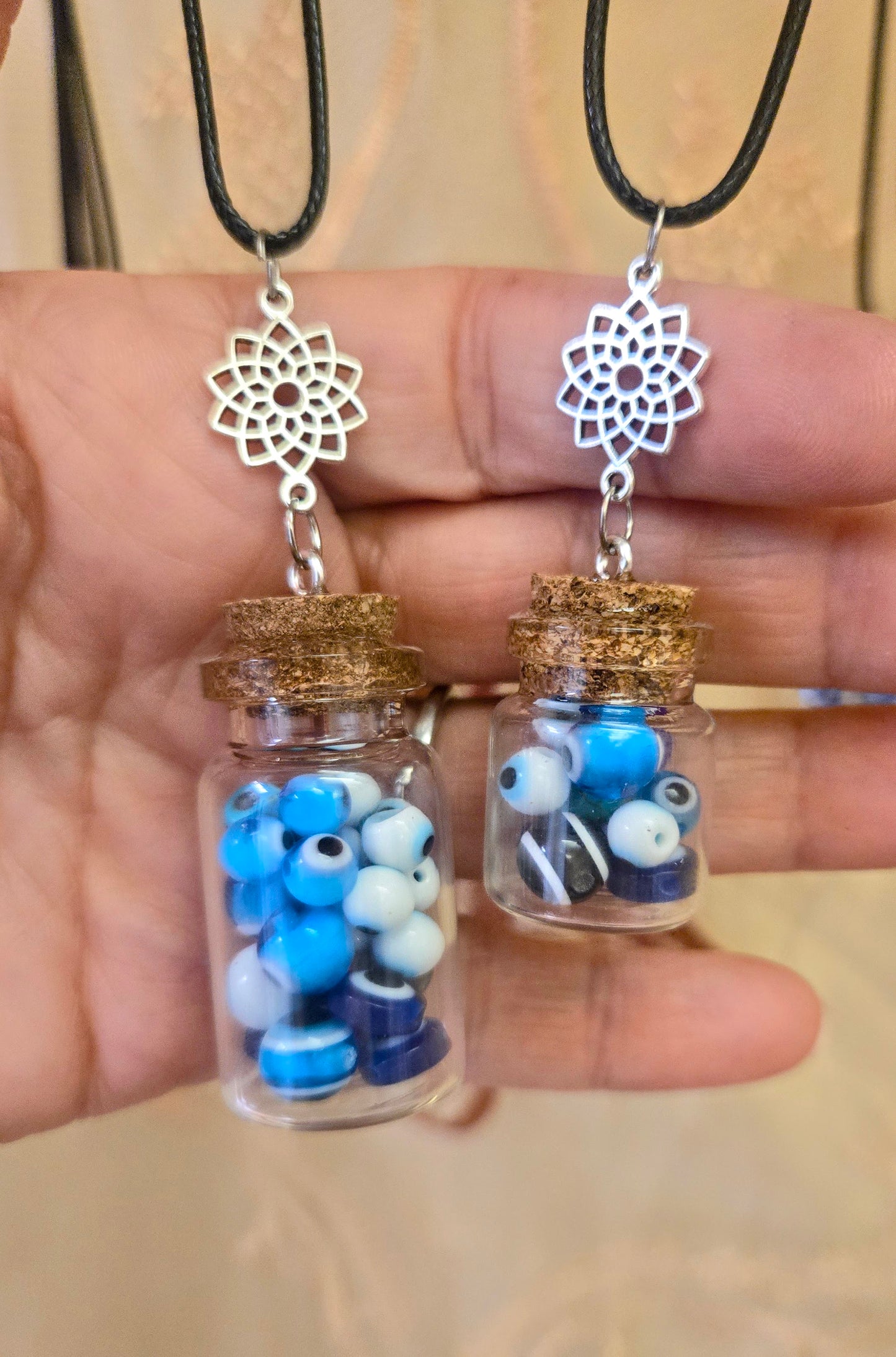 Evil Eye Jar Necklaces