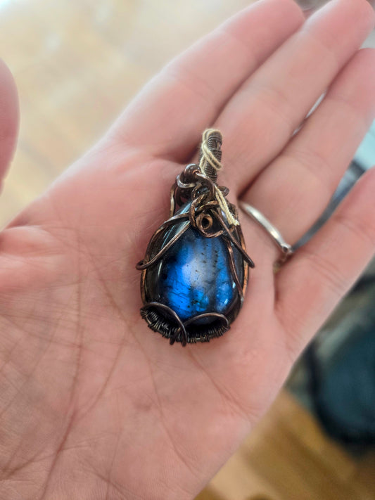 Witchy and Wonderful Wire-Wrapped Pendant