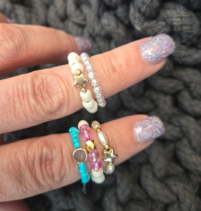 Witchy and Wonderful Beaded Rings