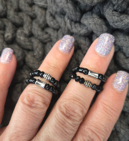 Witchy and Wonderful Beaded Rings