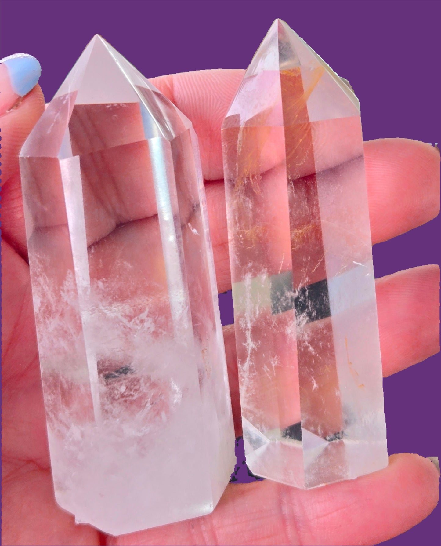 Clear Quartz Towers