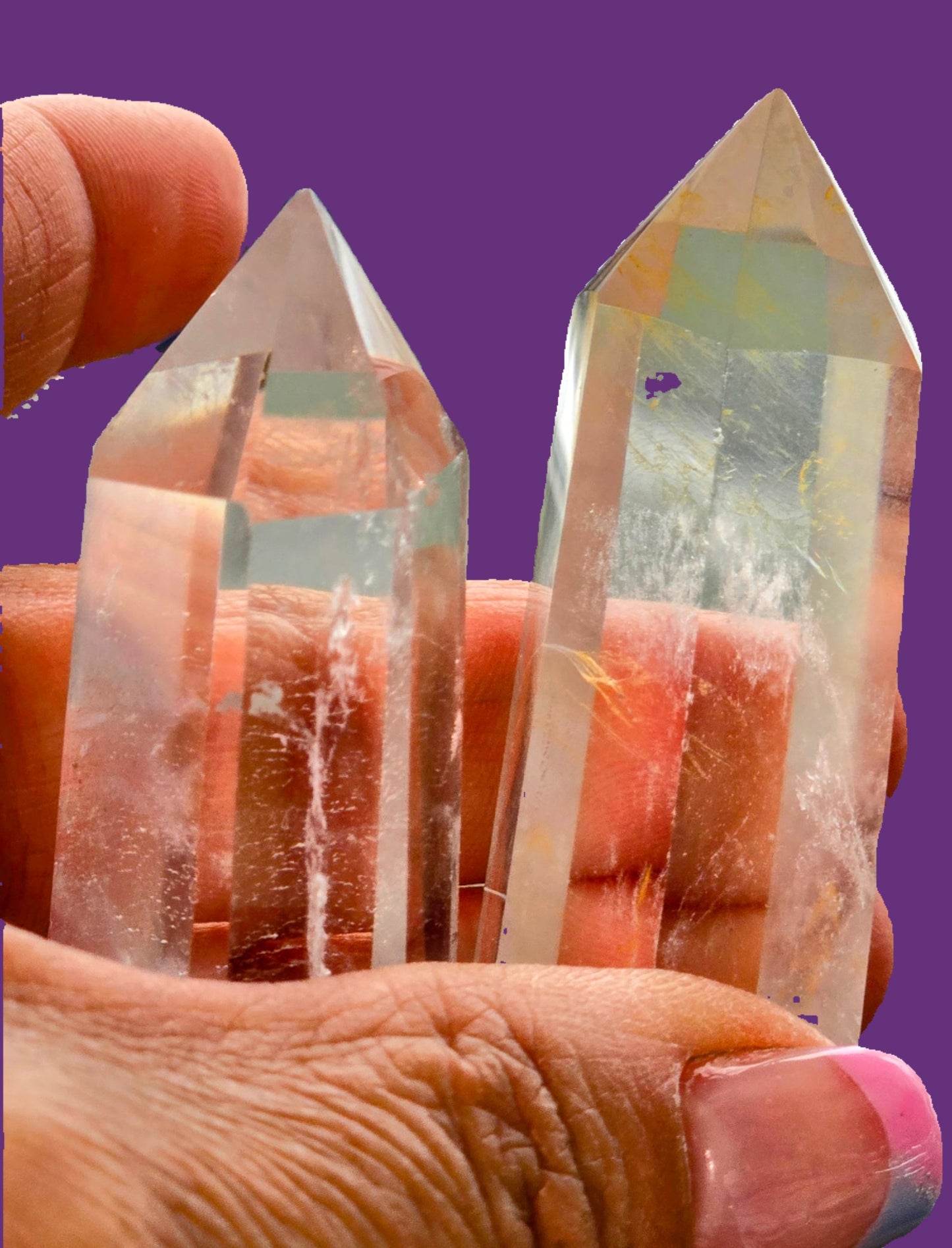 Clear Quartz Towers