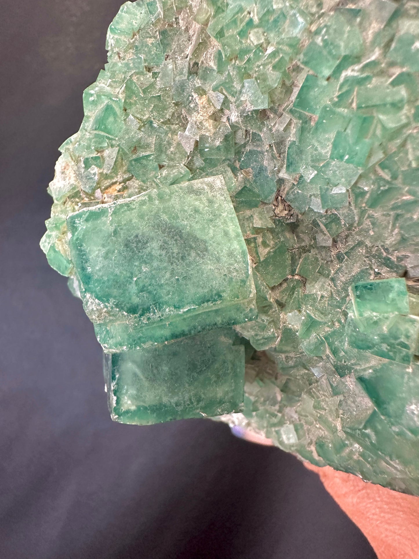 Green Cubic Fluorite Specimen