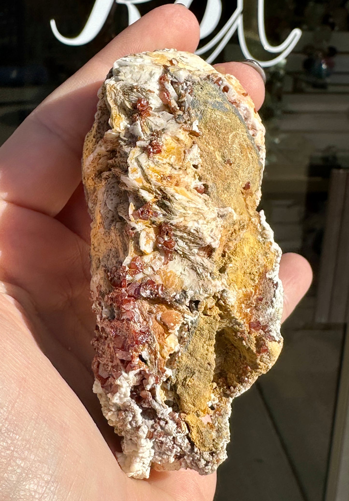 Tri-Colour Barite / Baryte, RARE Vanadinite, and Galena Specimen