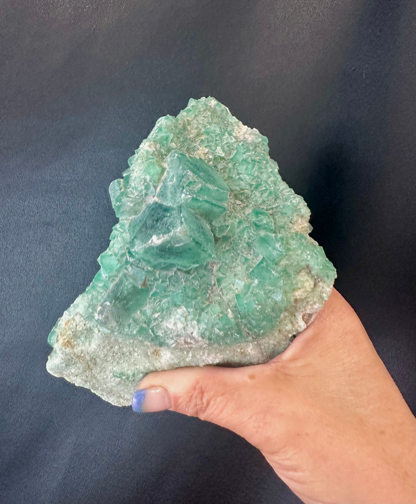 Green Cubic Fluorite Specimen