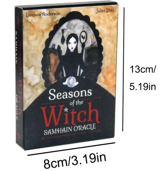 The Season of the Witch: Samain Oracle Cards with Digital Guidebook | Mini Oracle Deck