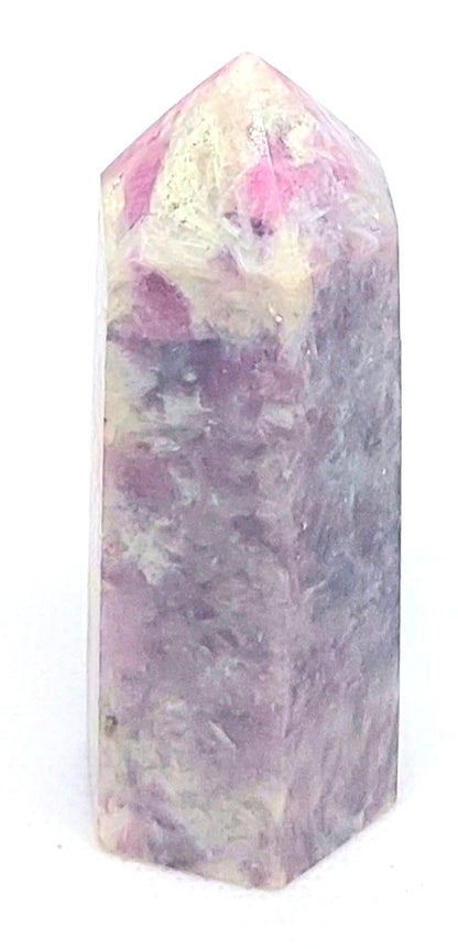 Unicorn Stone Tower: Pink Tourmaline & Lepidolite Mica