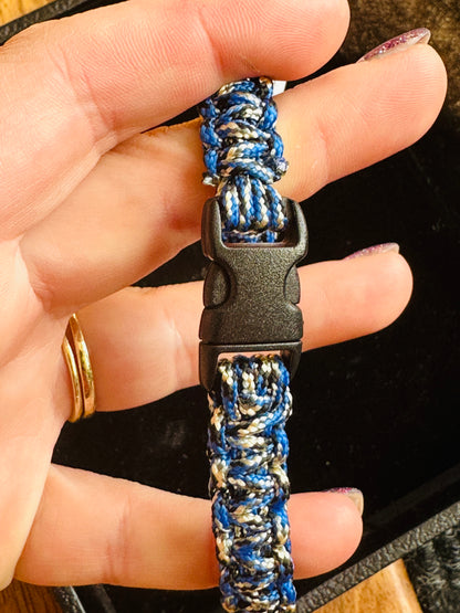 Blue Woven Bracelet