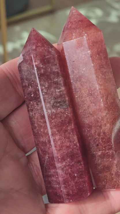 Strawberry Quartz Towers