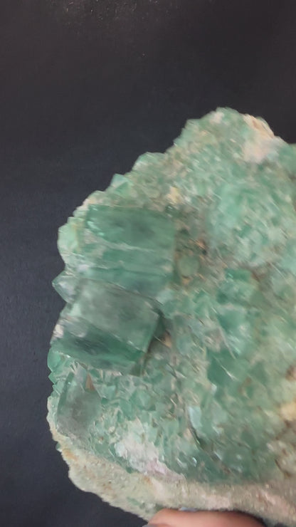 Green Cubic Fluorite Specimen