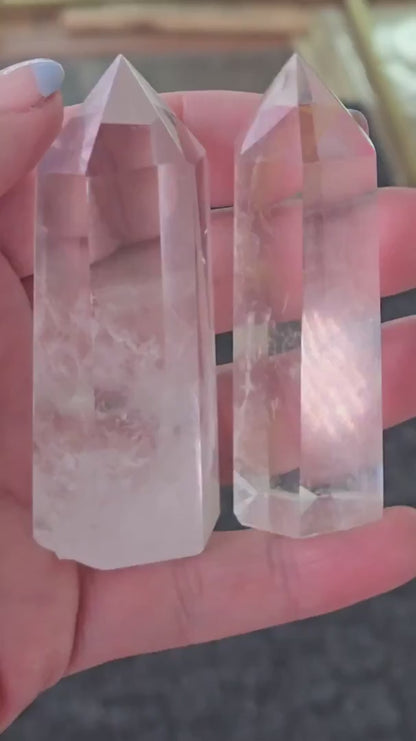 Clear Quartz Towers