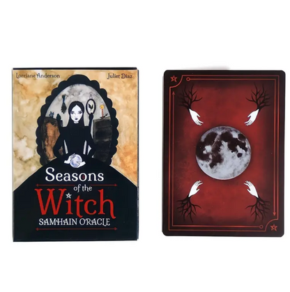 The Season of the Witch: Samain Oracle Cards with Digital Guidebook | Mini Oracle Deck