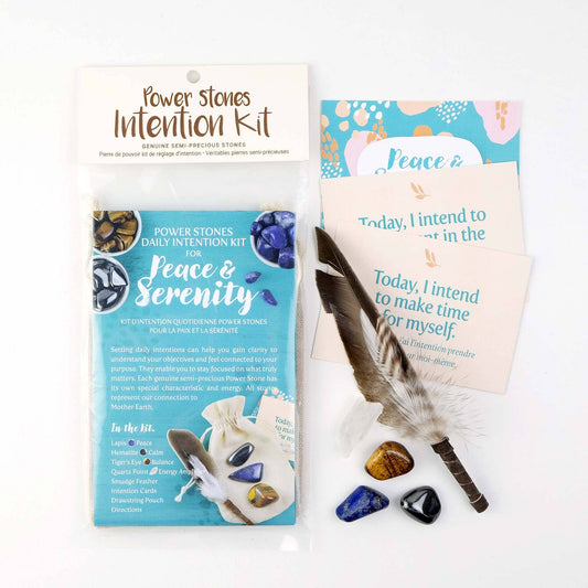 Power Stone Intention Kit for Peace & Serenity