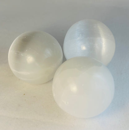 Large Selenite Spheres