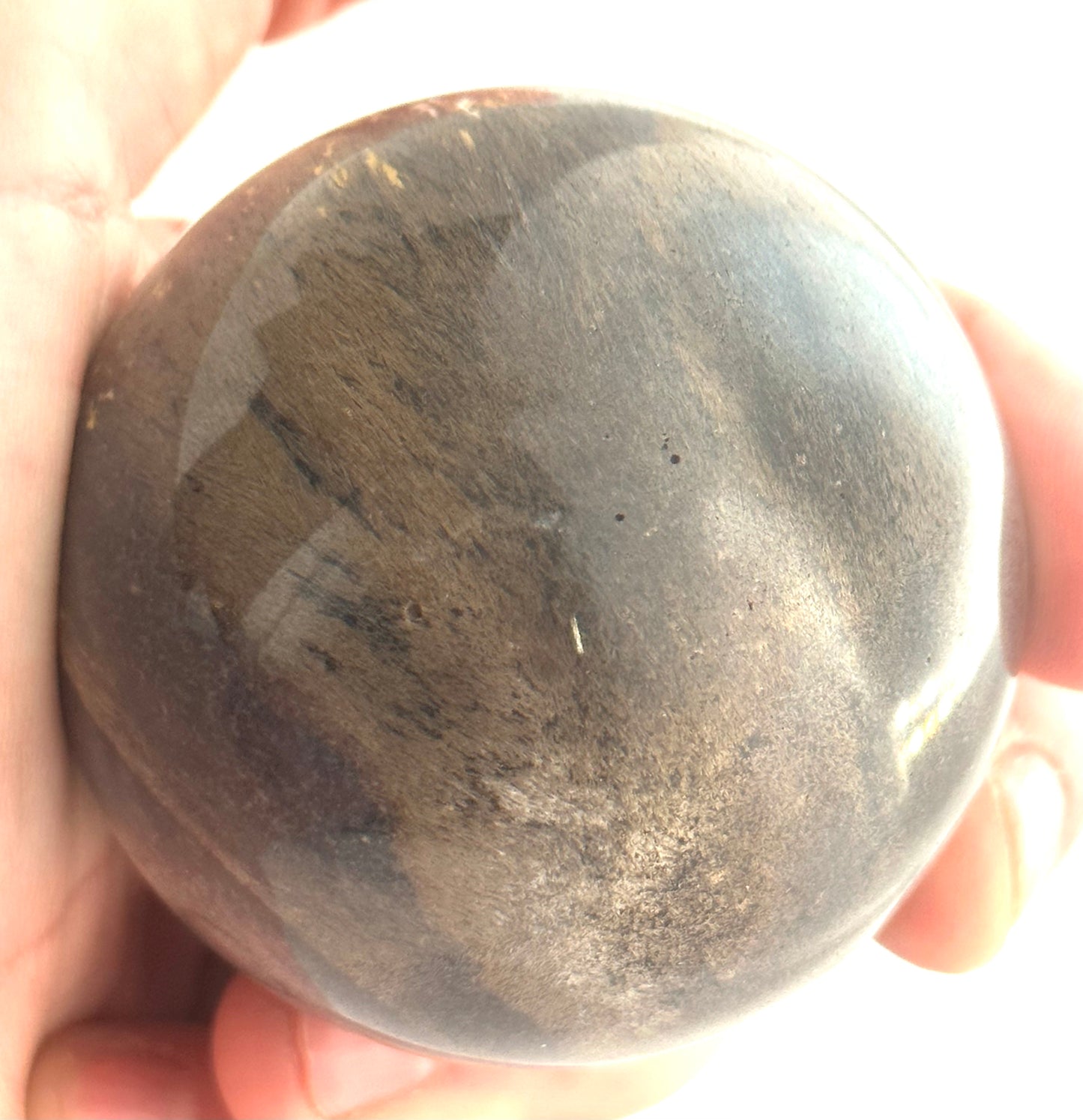 Rutile Agate Sphere