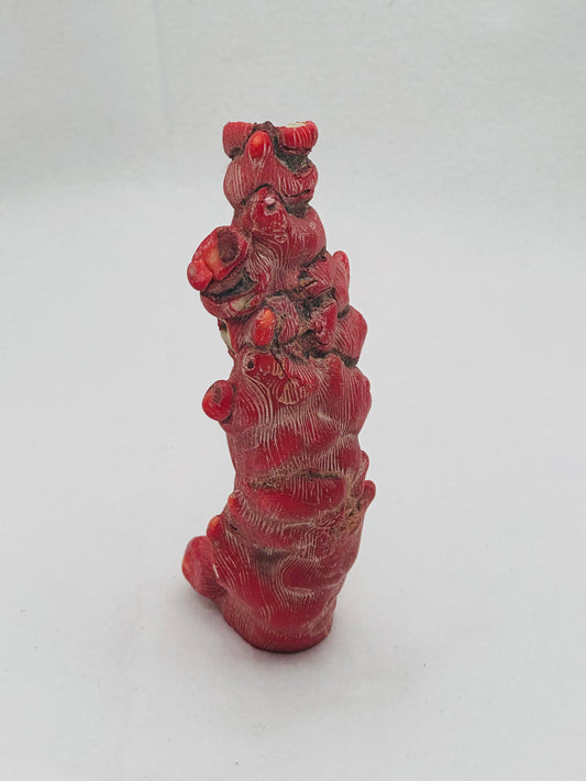 Red Bamboo Coral Statement Piece