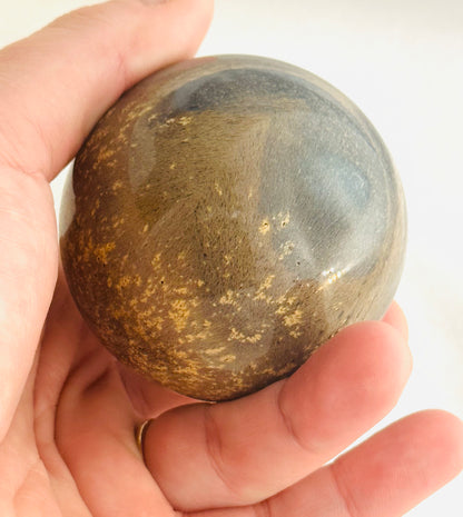 Rutile Agate Sphere